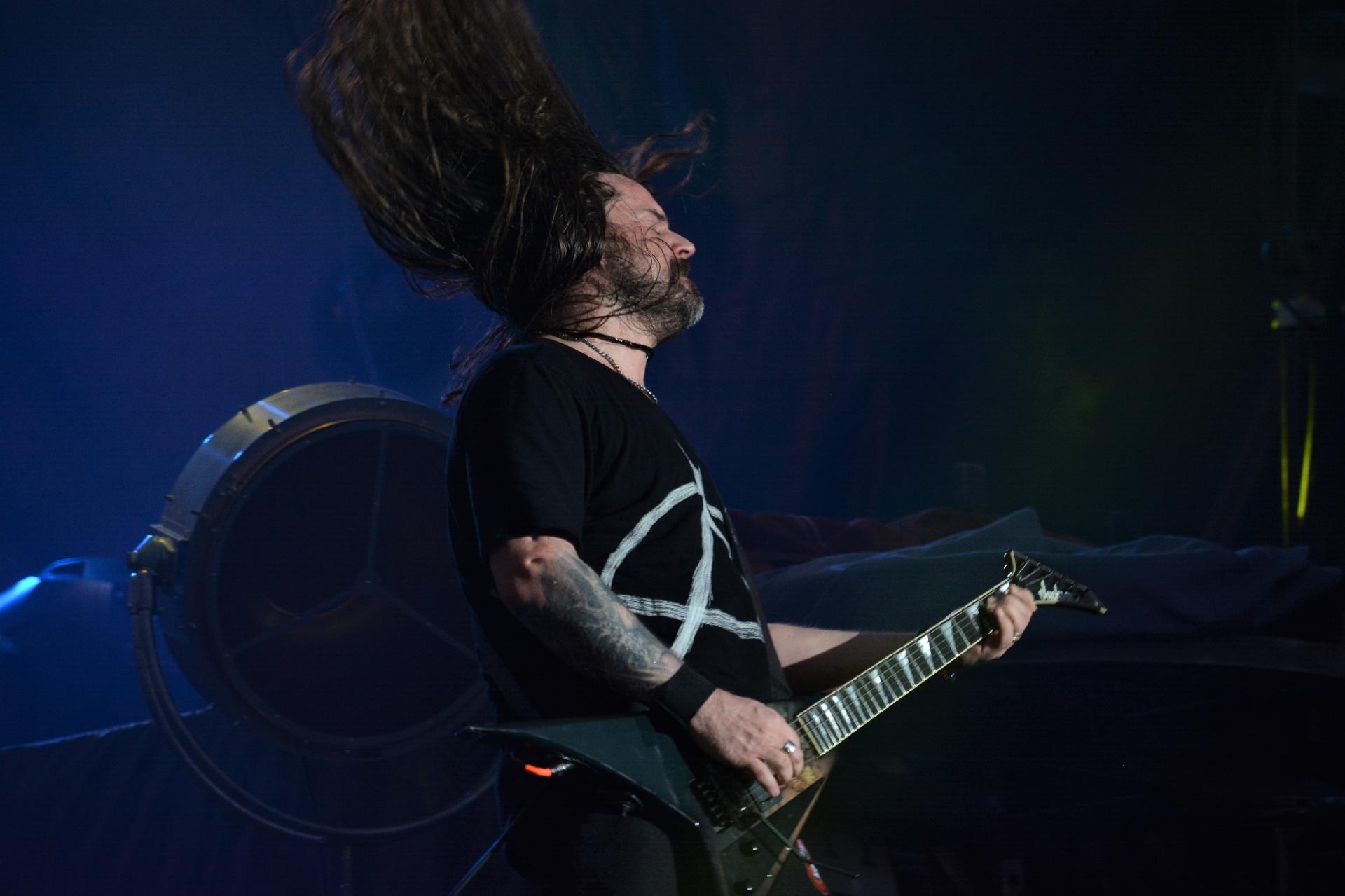 Andreas Kisser, guitarrista da banda Sepultura, no Rock In Rio 2019 - JORGE HELY/FRAMEPHOTO/ESTADÃO CONTEÚDO