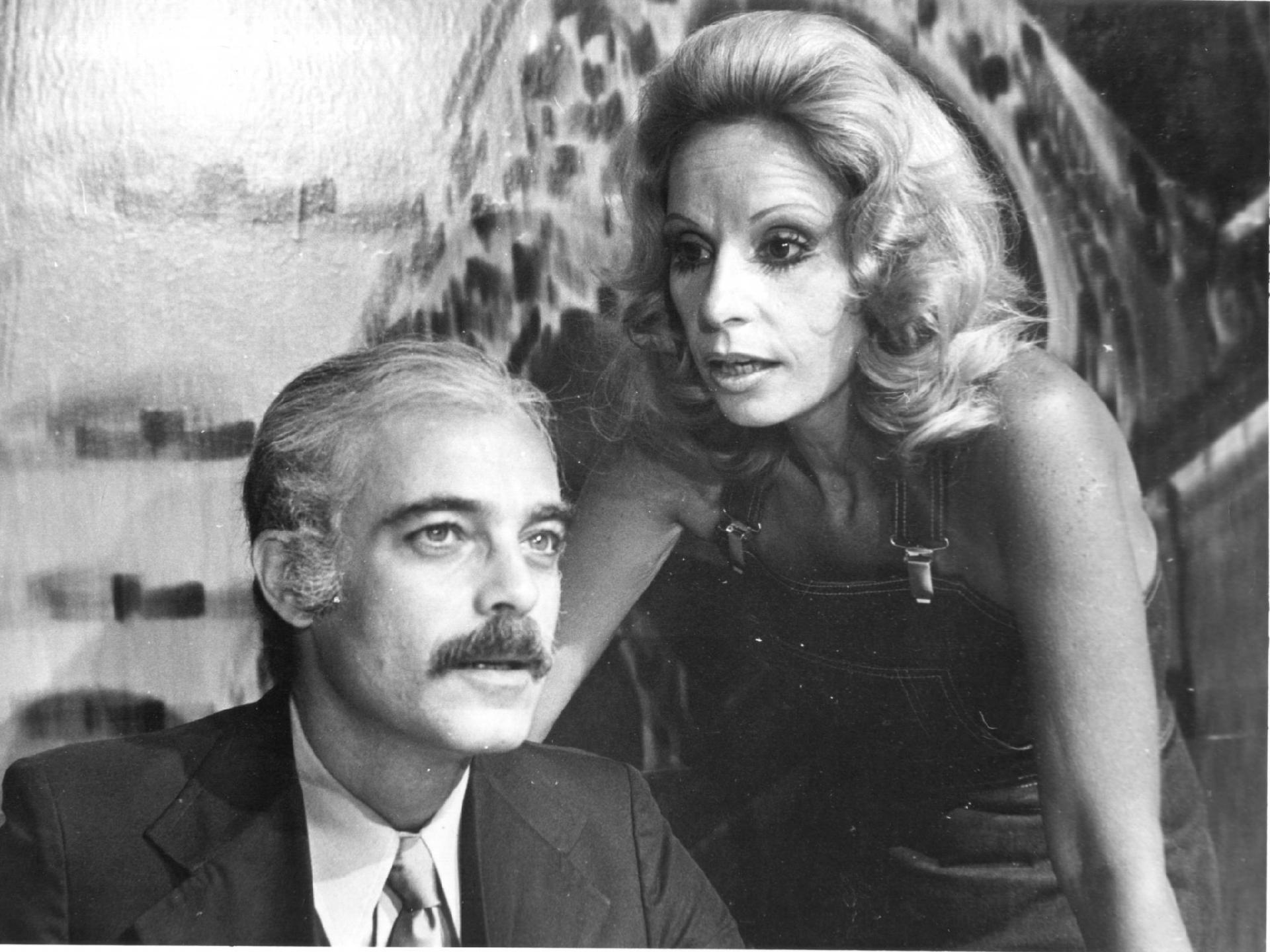 Rubens de Falco e Daisy Lúcidi em "Supermanoela" (1974) - Acervo/Globo