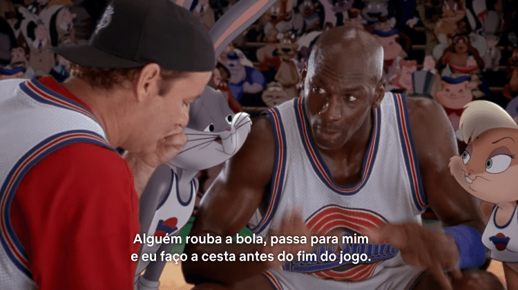 Cena do filme 'Space Jam' - Reprodução - Reprodução