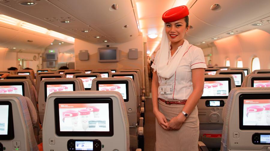 Comissárias da Emirates devem manter um padrão de imagem, dizem ex-funcionárias - Getty Images