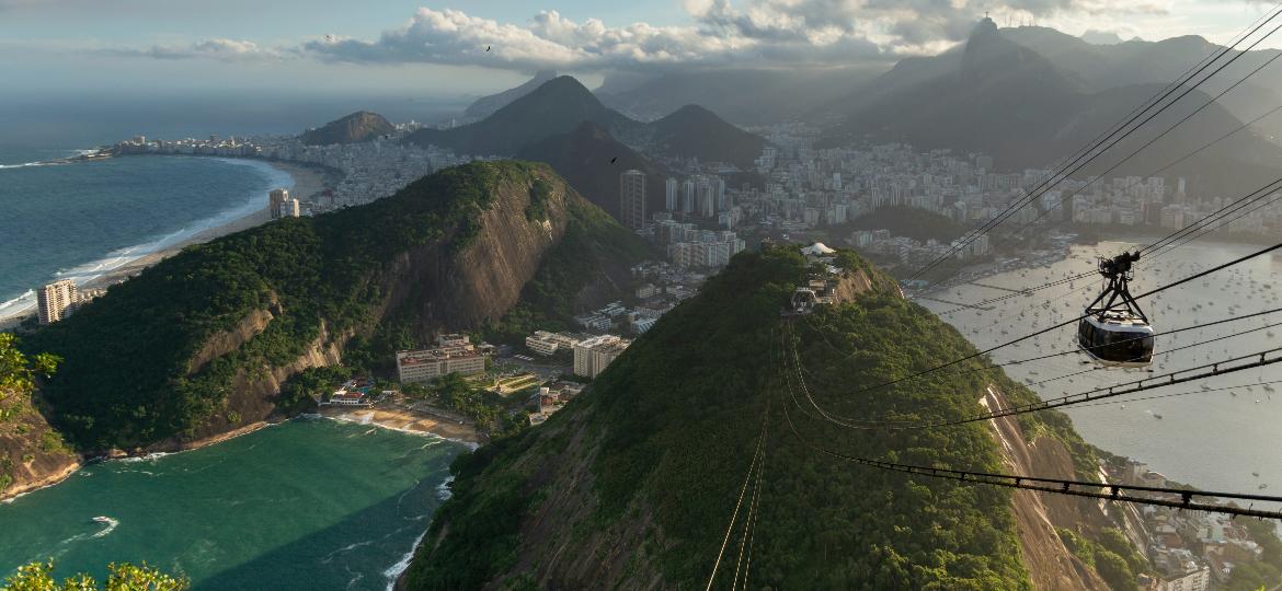 Vista do Bondinho no Pão de Açúcar, cartão-postal do Rio de Janeiro - Raphael Nogueira/Unsplash