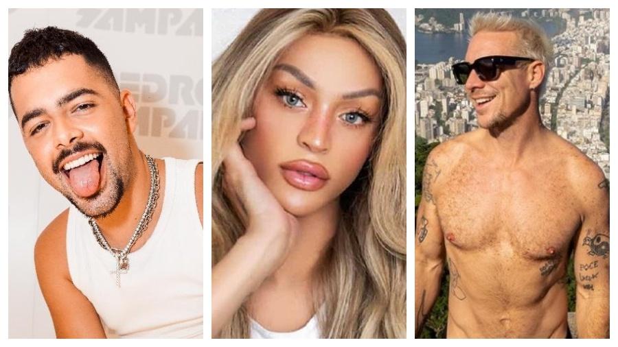 Pabllo Vittar disse que já trocou beijos com Pedro Sampaio, mas negou envolvimento com Diplo - Reprodução