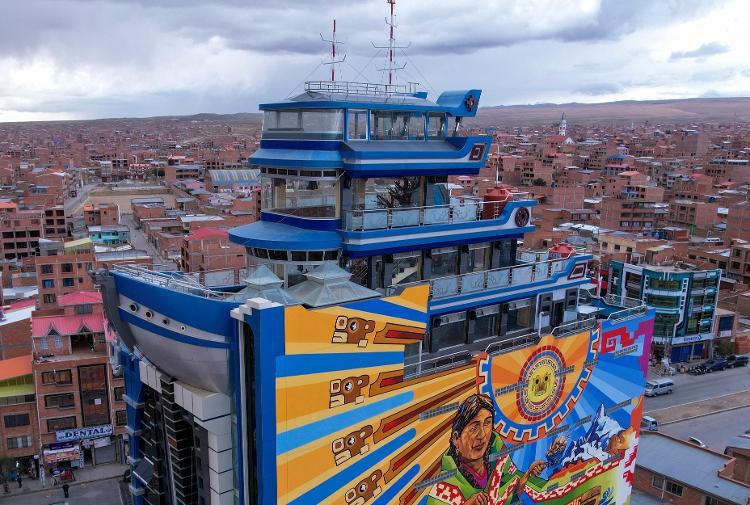 Cholet na cidade de El Alto, na Bolívia