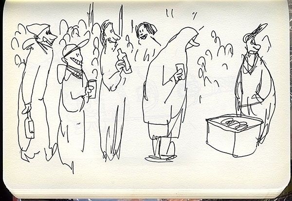 Charge do cartunista Orlando Pedroso sobre a Virada Cultural 2015 - Orlando Pedroso/UOL