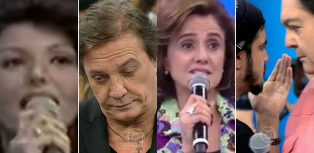 Faustão coleciona momentos constrangedores com seus convidados - Reprodução/TV Globo