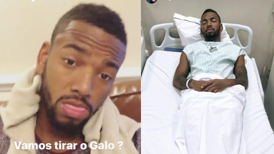 Nego do Borel fez fotos e vídeo no hospital antes da cirurgia - Reprodução/Instagram