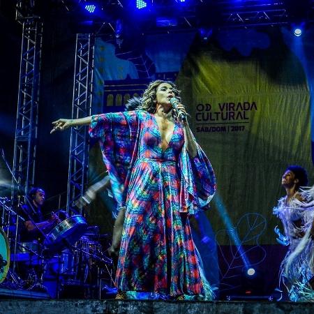 Daniela Mercury se apresenta na Virada Cultural no palco do Anhembi - Francisco Cepeda/AgNews - Francisco Cepeda/AgNews