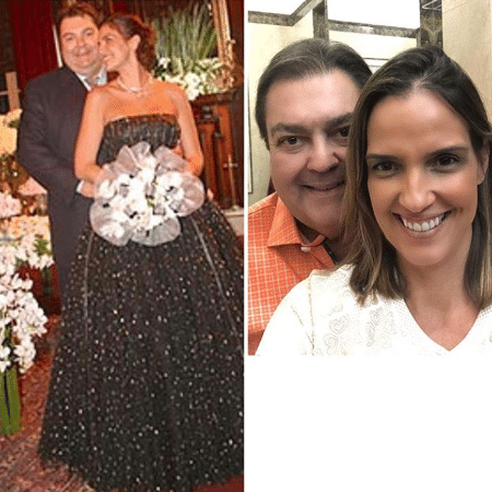 Luciana Cardoso e Faustão em foto do casamento - Reprodução/Instagram/lucard