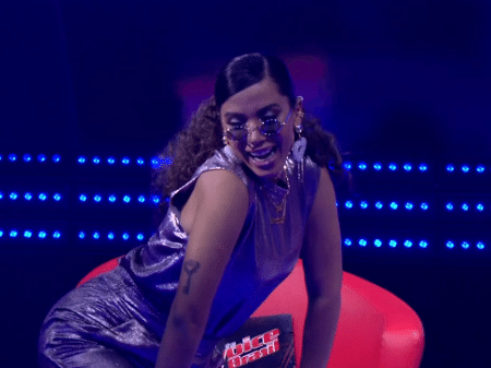 Anitta dança no "The Voice Brasil" - Reprodução/TV Globo