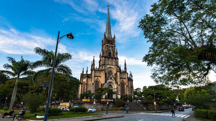 Catedral São Pedro de Alcântara, em Petrópolis, no Rio de Janeiro - dabldy/Getty Images