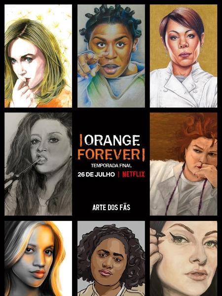 Cartaz da sétima temporada de Orange is the New Black - Divulgação - Divulgação