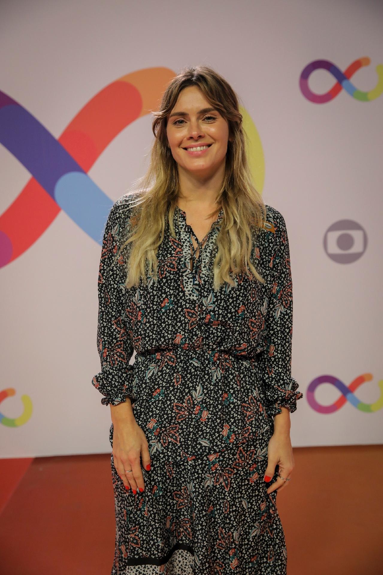 Carolina Dieckmann na inauguração do MG4 (Módulo de Gravação 4) - Victor Pollak/Globo e Paulo Belote/Globo