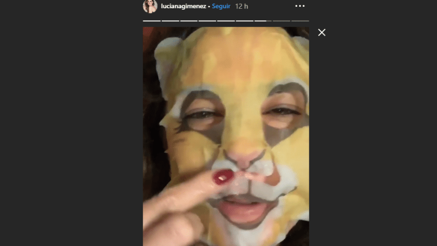 Luciana Gimenez posta vídeo usando máscara de hidratação facial - Reprodução/Instagram
