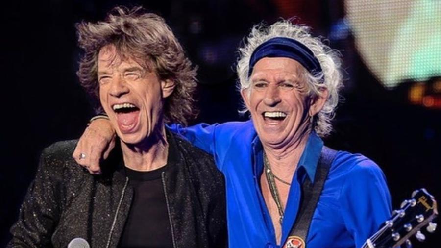 Mick Jagger e Keith Richards, dos Rolling Stones - Reprodução/Instagram