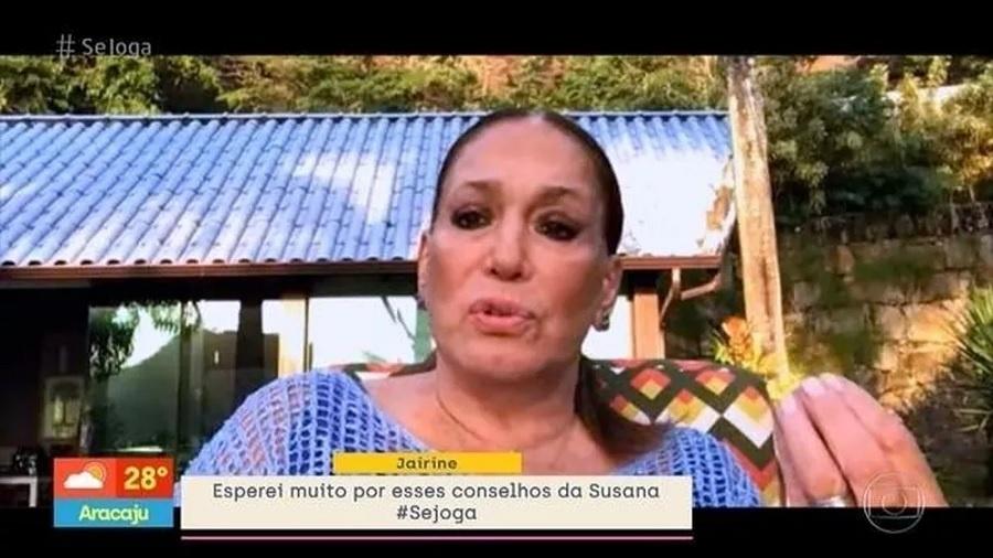 Susana Vieira conta que está há mais de um ano sem beijar na boca - Reprodução/Rede Globo