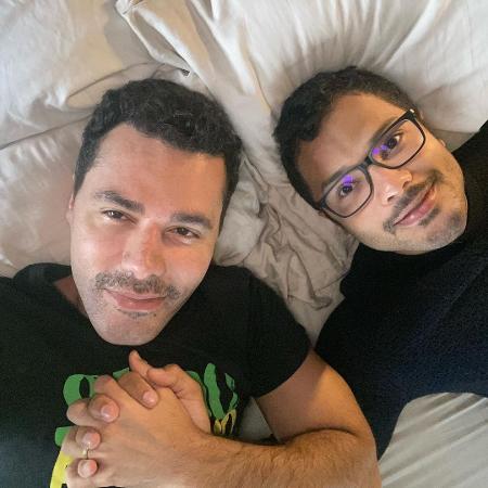Rodrigo Sant"Anna mostra clique ao lado do marido, Junior Figueiredo - Reprodução/Instagram