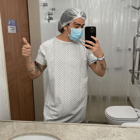 Whindersson Nunes no hospital - Reprodução / Instagram