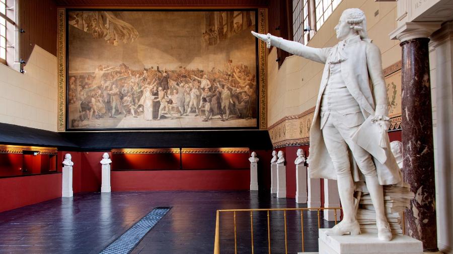 A sala "Jogo de Palma" do Palácio de Versalhes agora já restaurada  - Divulgação/Palácio de Versalhes