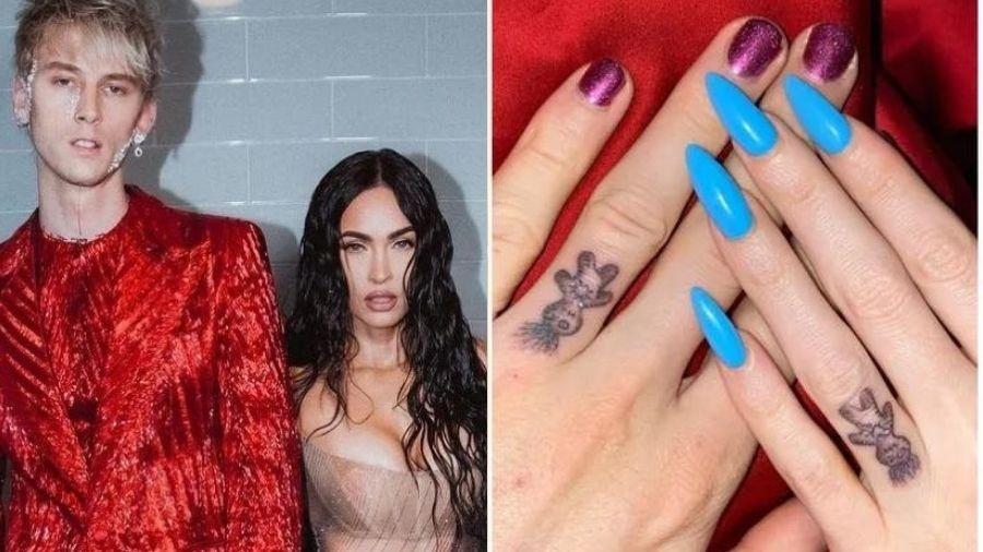 Megan Fox e Machine Gun Kelly fazem tatuagem de casal  - Reprodução/Instagram