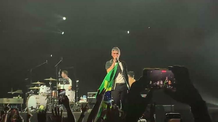 Show do Keane no Espaço Unimed na noite de sábado (9), em São Paulo