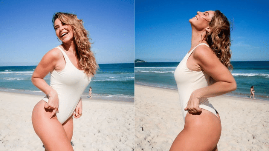 Paolla Oliveira aposta em maiô branco para curtir dia de sol no Rio - Instagram