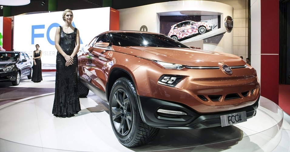 Fiat FCC4 no Salão de Buenos Aires 2015 - Martín Zabala/Xinhua