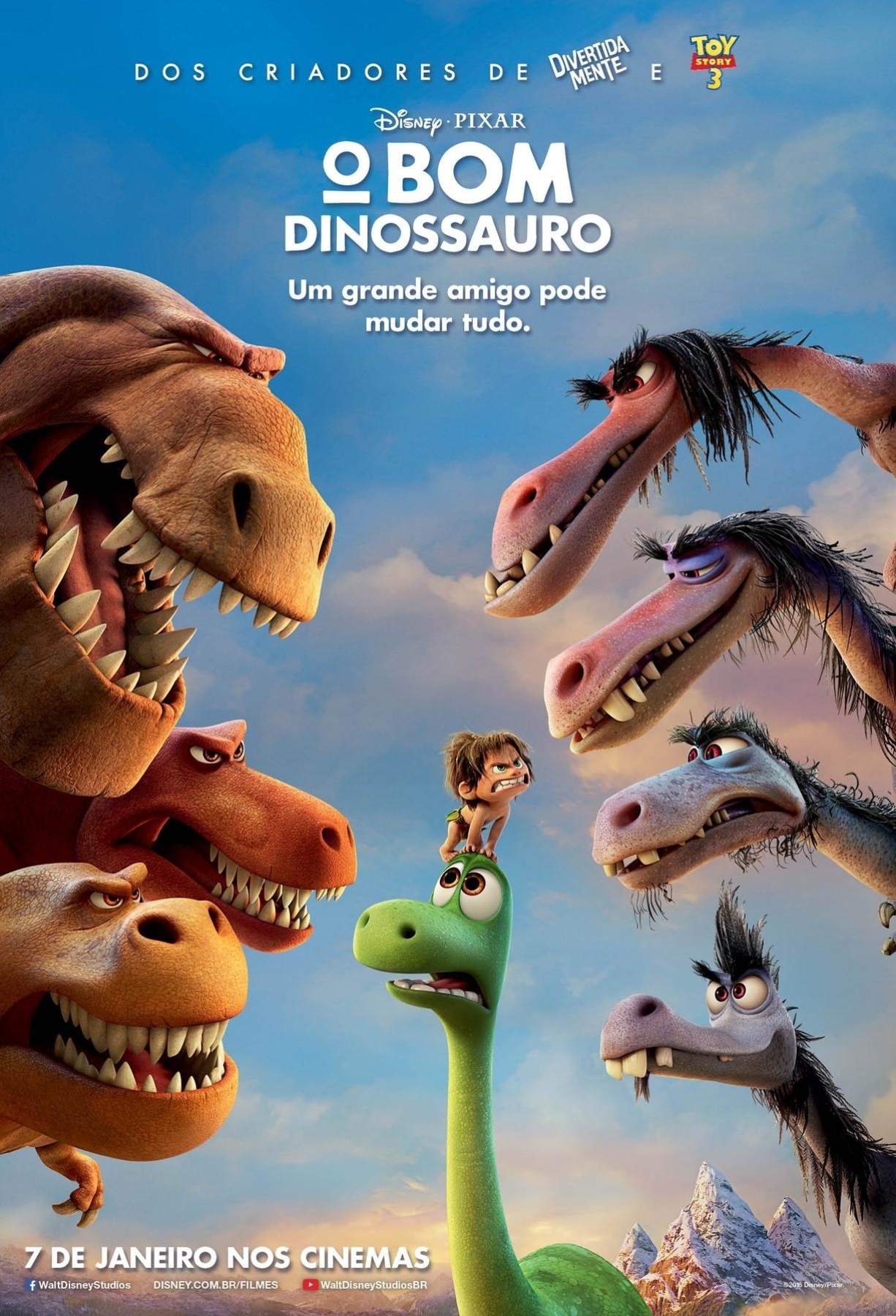 Pôster de "O Bom Dinossauro" - Divulgação