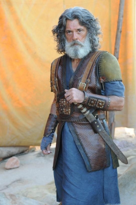 4.jul.2016 - Raymundo de Souza interpreta Quemuel em "Terra Prometida" - Munir Chatack/Record