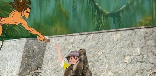 O Tarzan também combina perfeitamente com a cena - Reprodução/Reddit - Reprodução/Reddit