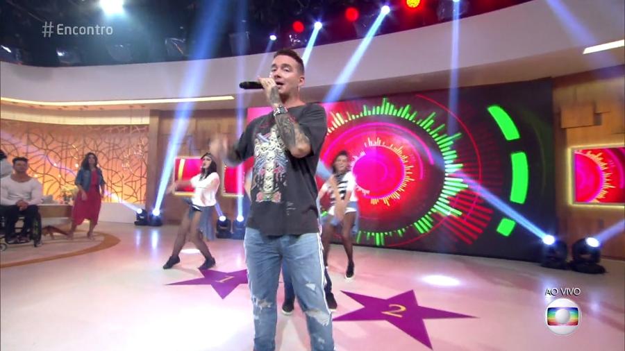 O cantor colombiano J Balvin participa do programa Encontro com Fátima Bernardes - Reprodução/GShow