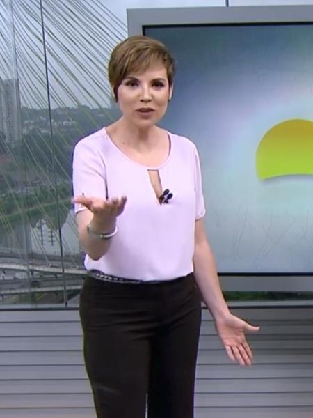 Gloria Vanique no "Bom Dia SP" da Globo - Reprodução/Globo