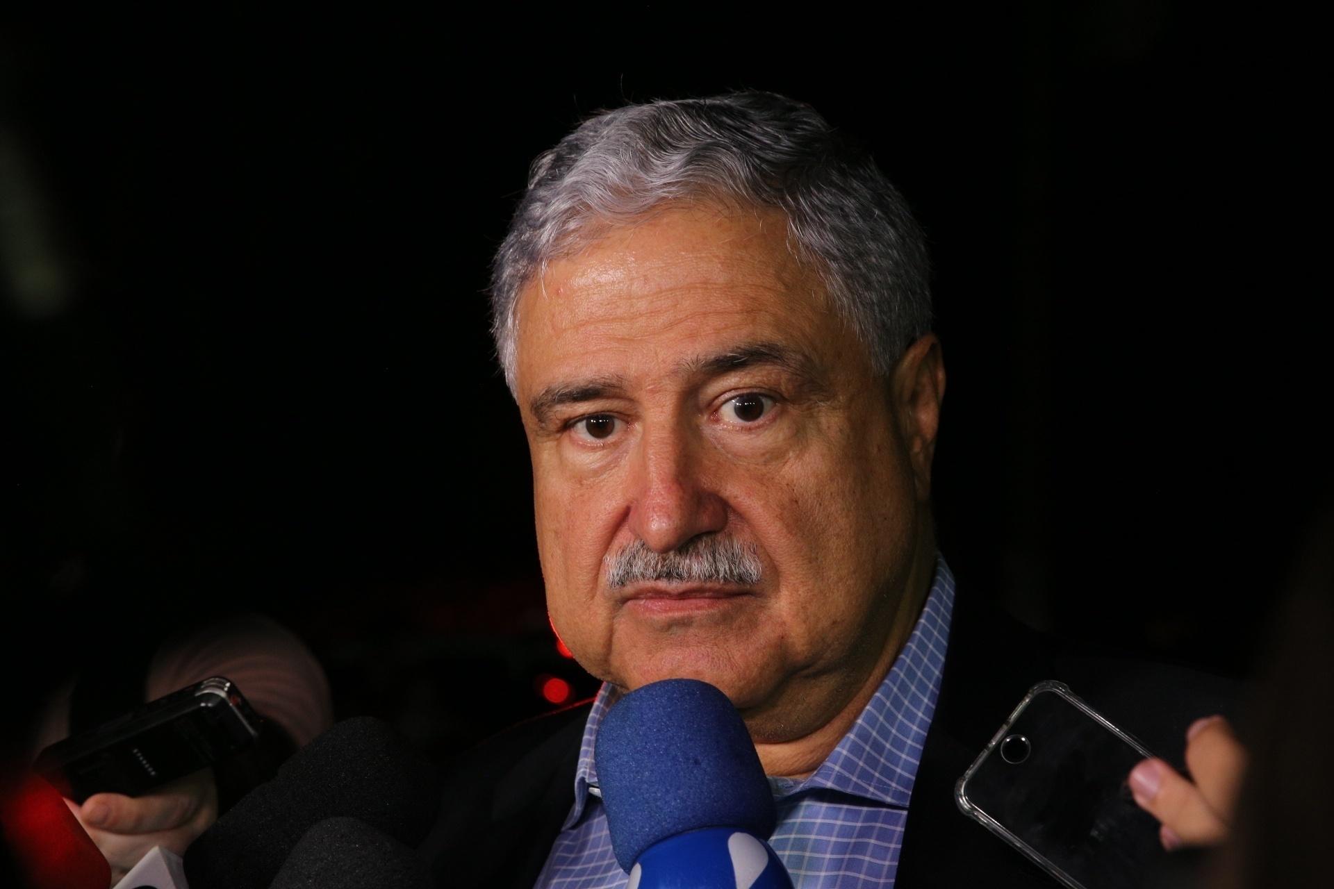 João Saad no velório de Ricardo Boechat - Deividi Correa / AgNews