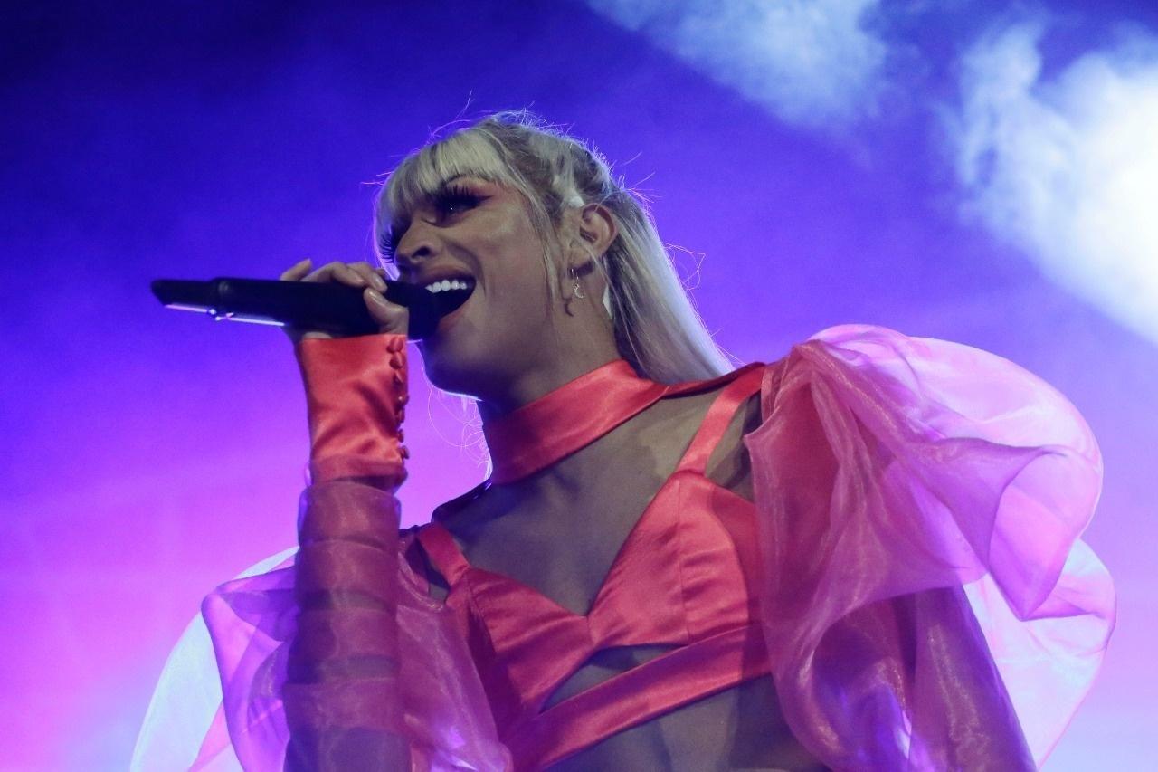 19.mai.2019 - A cantora Pabllo Vittar se apresenta no palco Republica, centro de Sao Paulo, durante a Virada Cultural 2019 neste domingo.  - Nelson Antoine/UOL