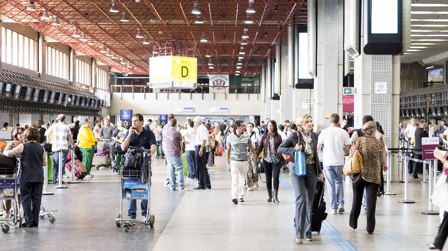 O aeroporto de Guarulhos é origem das cinco rotas com mais atrasos e cancelamentos do país  - Getty Images