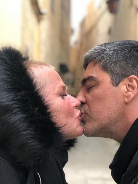 Xuxa e o namorado Junno Andrade - REPRODUÇÃO/INSTAGRAM
