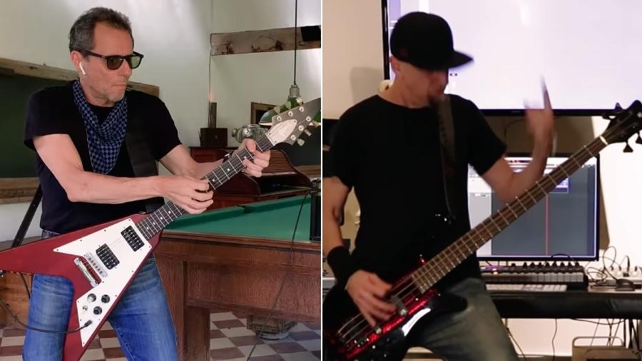 Tony Bellotto e baixista do System of a Down se unem em jam - Reprodução/YouTube
