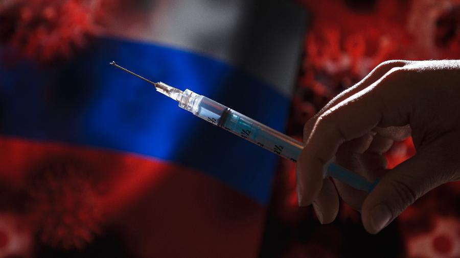 Imagem ilustrativa da vacina russa contra a covid-19, a Sputnik-V - Ettore Chiereguini/AGIF/Estadão Conteúdo