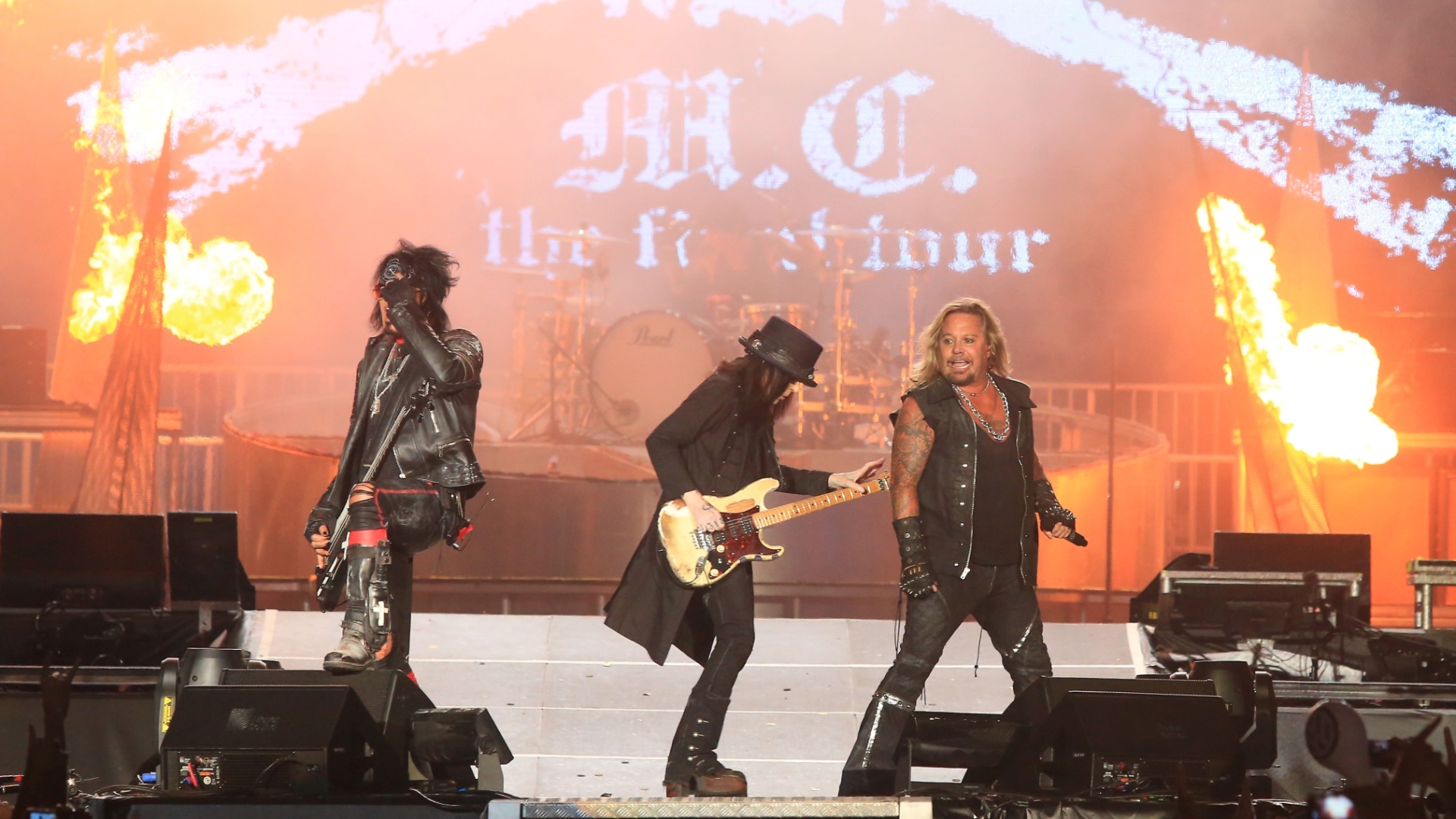 19.set.2015 - Mötley Crüe se apresenta no Palco Mundo no segundo dia do Rock in Rio 2015. Este é o último ano de apresentações do grupo, que irá se aposentar - Marco Antonio Teixeira/UOL