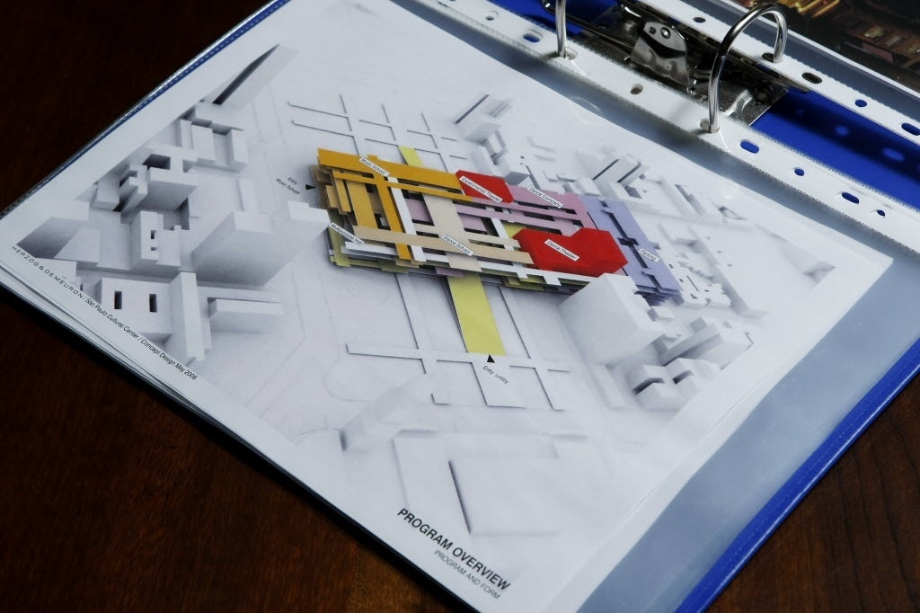 Detalhe do projeto da dupla de arquitetos suíços Jacques Herzog e Pierre de Meuron - Eduardo Knapp/Folhapress