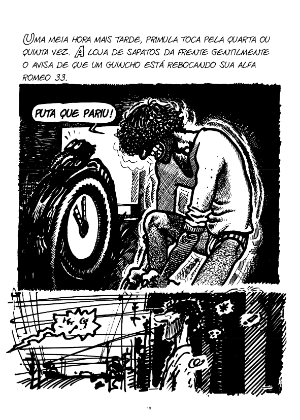 Página da HQ "Os Últimos Dias de Pompeo", que ganha primeira edição brasileira em 30 anos - Divulgação - Divulgação