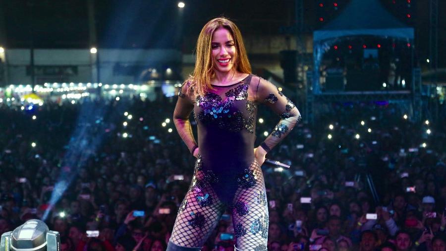 A cantora Anitta foi uma das atrações deste domingo, na tradicional festa junina da Portuguesa, em São Paulo - Manuela Scarpa/Brazil News