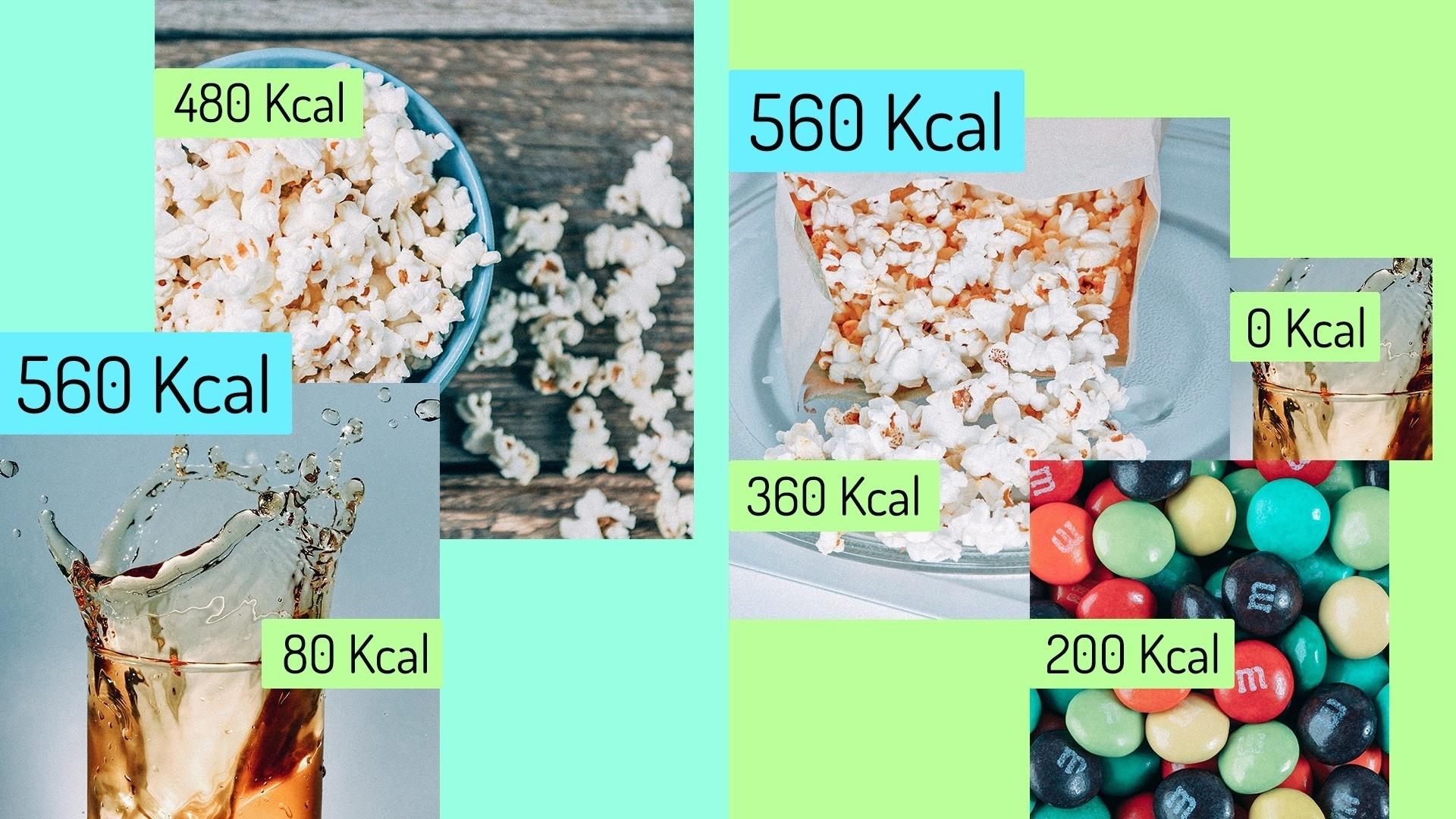 Comparativo de calorias - Arte/VivaBem