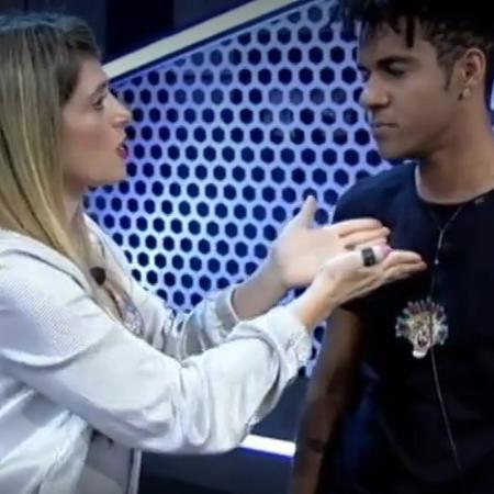 Nadja Pessoa e Vinicius D'Black no "Power Couple Brasil" - Reprodução/Record - Reprodução/Record