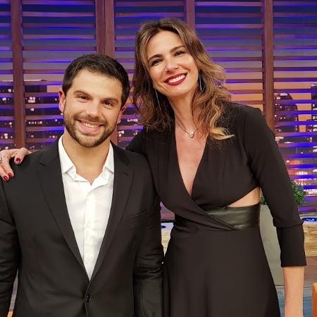 Duda Nagle é entrevistado por Luciana Gimenez no talk show da apresentadora - Divulgação/RedeTV! - Divulgação/RedeTV!