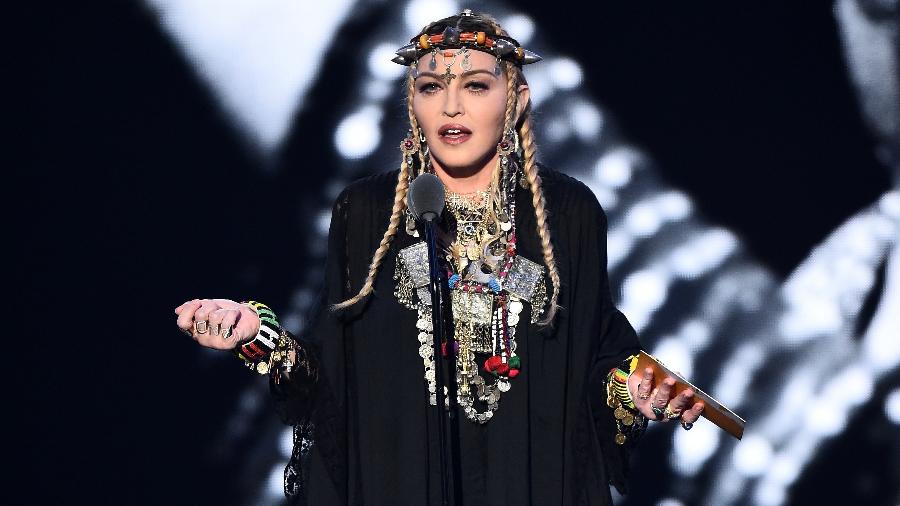 Madonna apresenta prêmio de melhor clipe do ano no VMA 2018 - Michael Loccisano/Getty Images for MTV