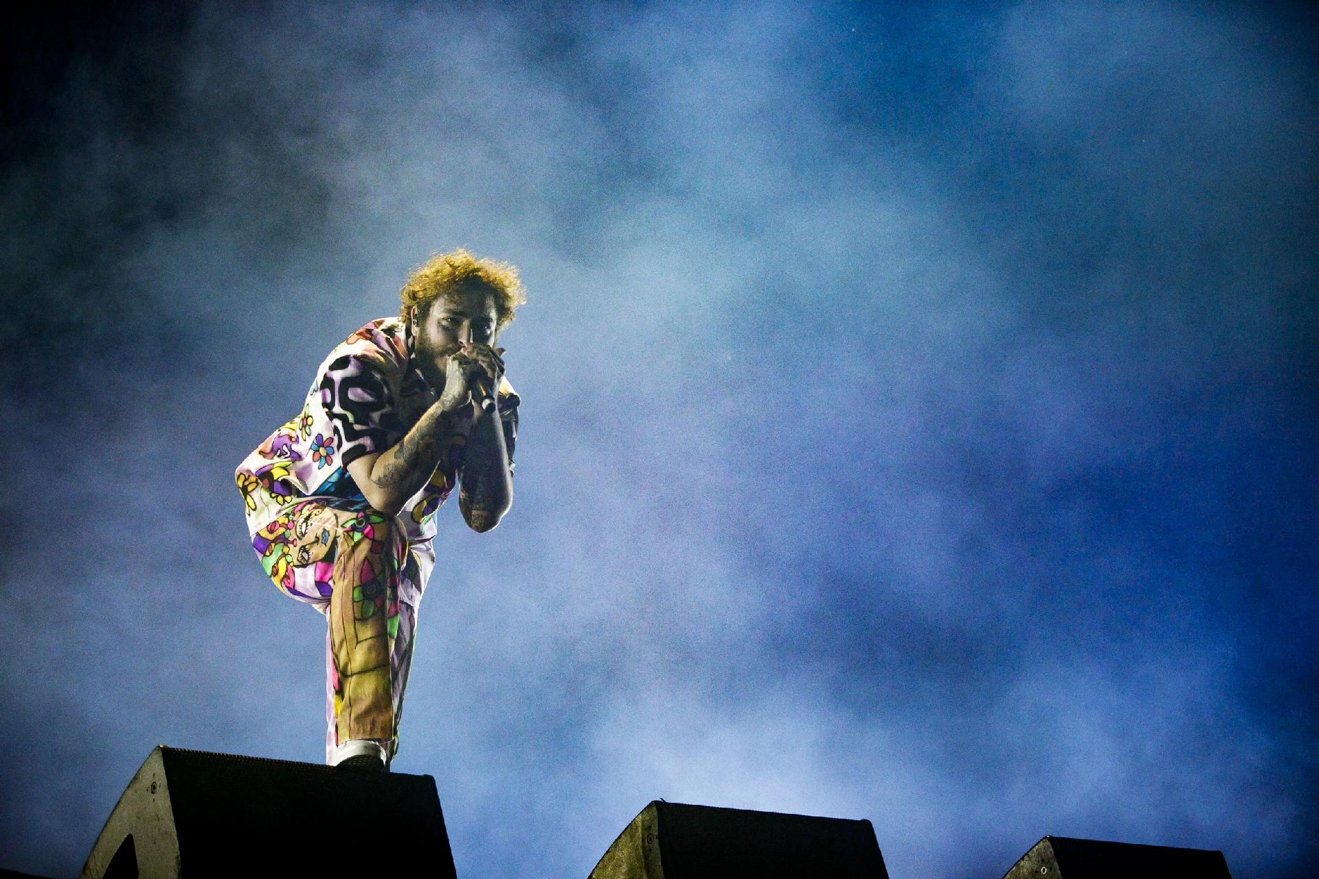 Post Malone se apresenta no Lollapalooza Brasil 2019, no Autódromo de Interlagos, em São Paulo - Mariana Pekin/UOL