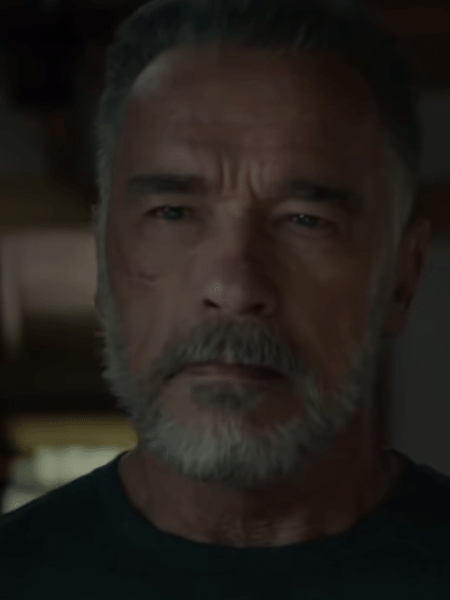 Arnold Schwarzenegger em cena de "O Exterminador do Futuro: Destino Sombrio" - Reprodução