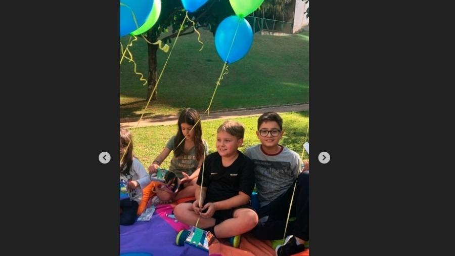 Davi Lucca ganhou piquenique com amigos de aniversário - Reprodução/Instagram