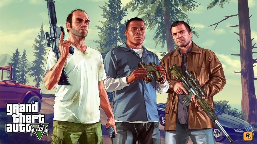 Grand Theft Auto V agora terá versões para três gerações de videogames - Divulgação
