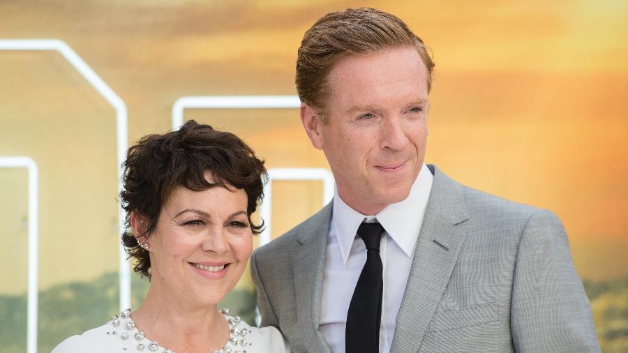 Helen McCrory e Damian Lewis na première de "Era uma Vez em Hollywood", em Londres - Samir Hussein/WireImage